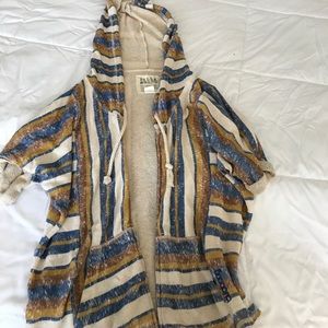 Billabong terry zip up sweatshirt jacket
